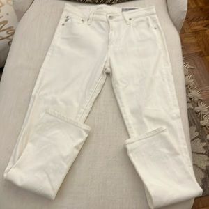AG Adriano Goldschmied White Jeans